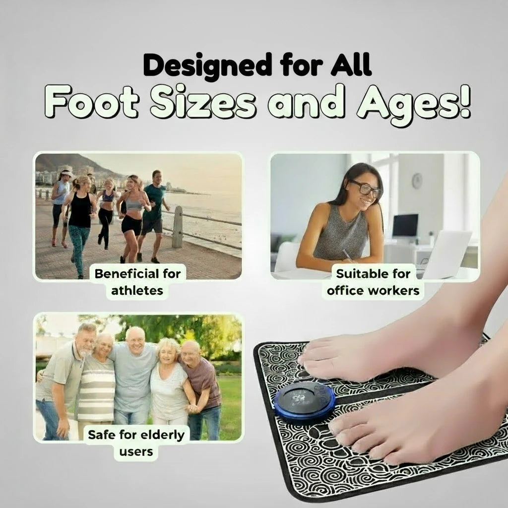 EMS Foot Massager - Ultimate Relaxation & Pain Relief